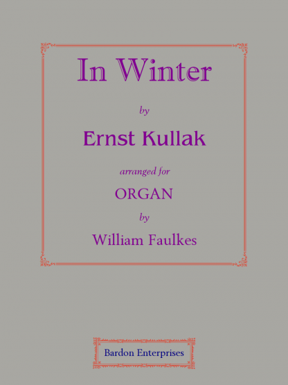 In Winter (Op. 31/3) (arr. by William Faulkes)