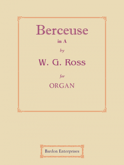 Berceuse in A