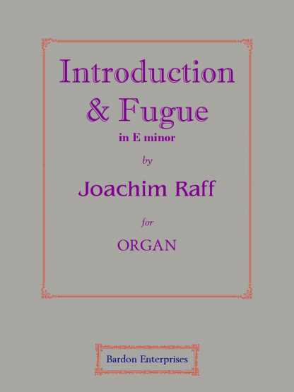 Introduction & Fugue in E minor