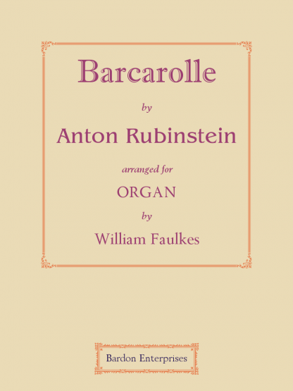 Barcarolle (Op. 30) (arr. by William Faulkes)