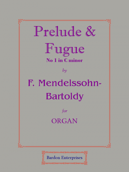 Prelude & Fugue No 1 in C minor (Op. 37/1)