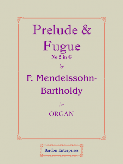 Prelude & Fugue No 2 in G (Op. 37/2)