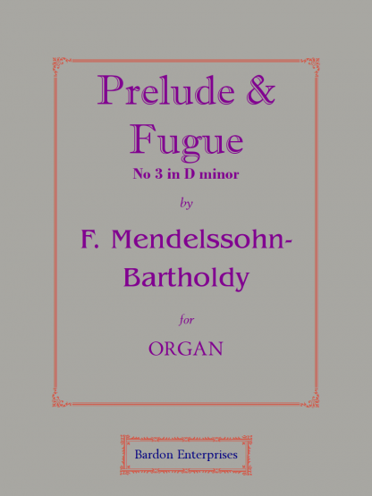 Prelude & Fugue No 3 in D minor (Op. 37/3)