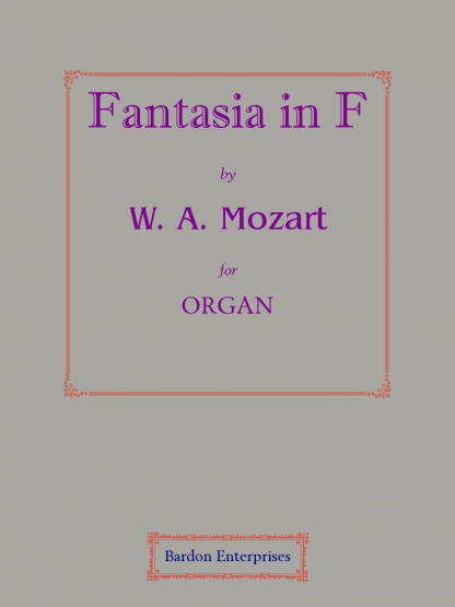 Fantasia in F minor (K. 594) (arr. by W. T. Best)