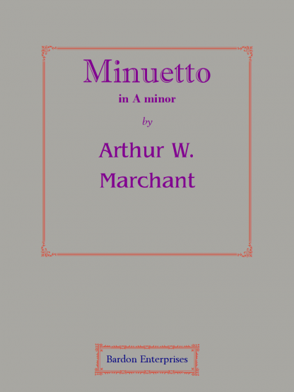 Minuetto in A minor