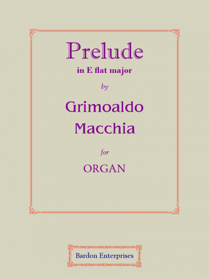 Prelude in E flat major