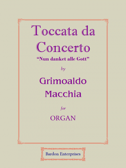 Toccata da Concerto “Nun danket alle Gott”