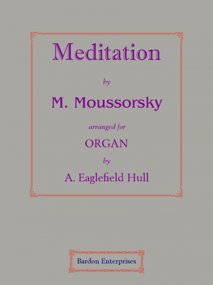 Meditation (arr. by A. Eaglefield Hull)