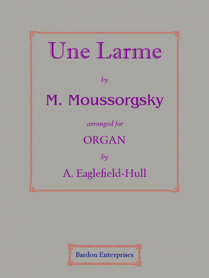 Une Larme (arr. by A. Eaglefield Hull)