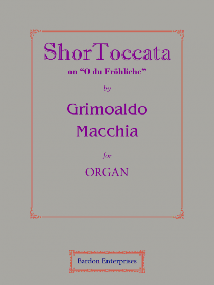 ShorToccata on “O du Fröliche”