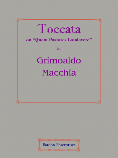 Toccata on “Quem Pastores Laudavere”