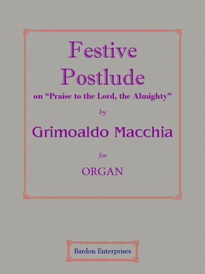 Festive Postlude on “Praise to the Lord, the Almighty”