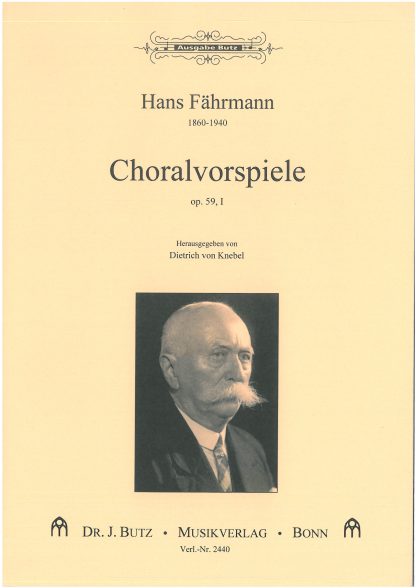 Choralvorspiele Op 59 No 1