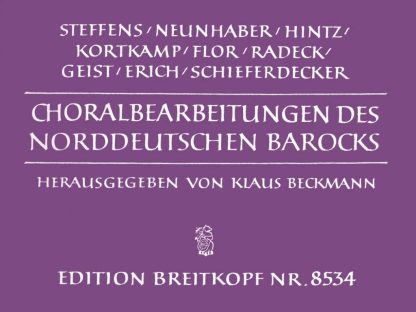 Choralbearb. des nordd. Barock