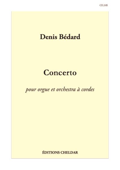 Concerto pour orgue et orchestre â”œÃ¡ cordes (Organ part)