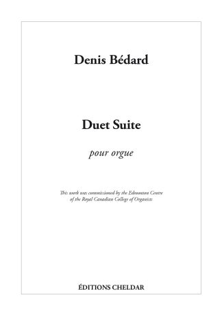 Duet Suite for Organ and Piano