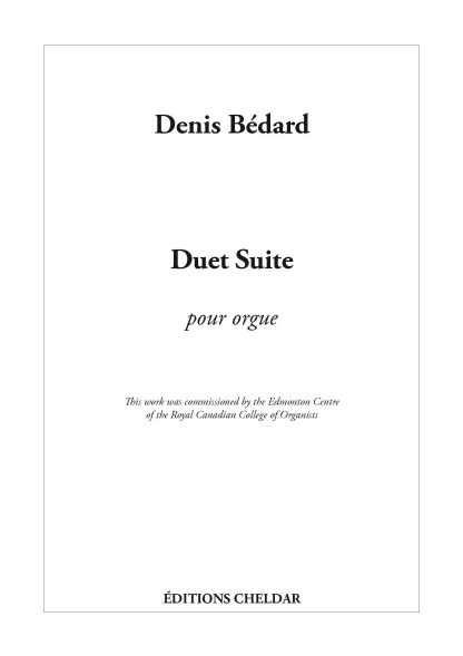 Duet Suite for Organ and Piano