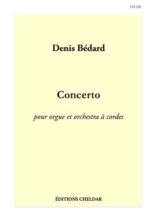 Concerto for Organ and String Orchestra (parts)
